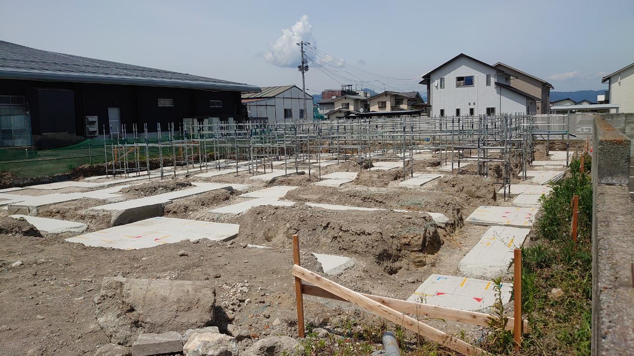 建設途中の様子②